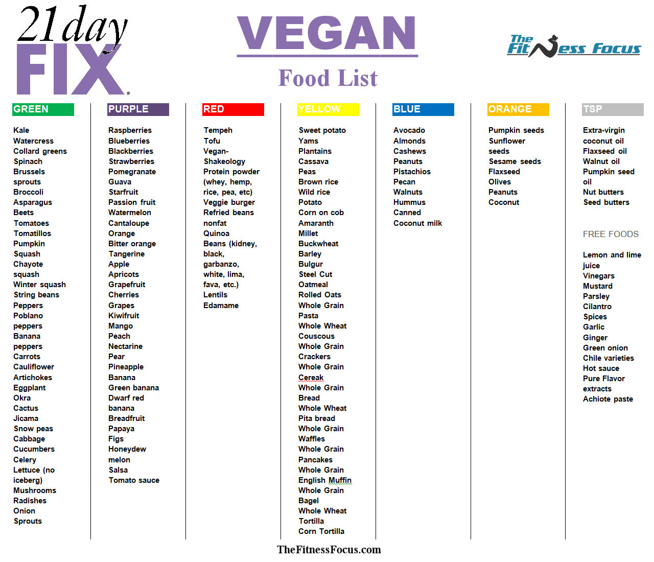 how to make the 21 day fix vegan friendly
